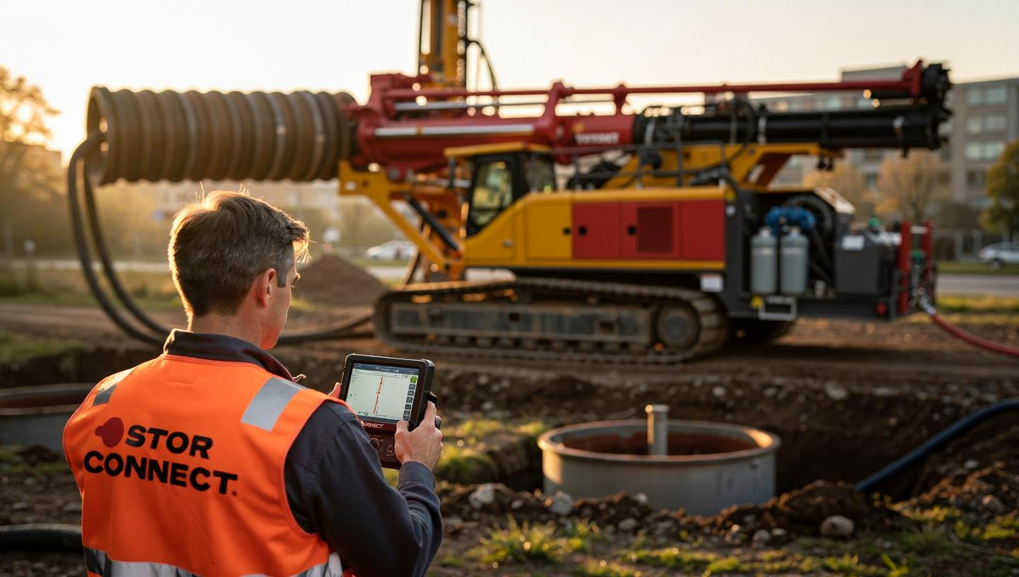Spülbohrungen STOR Connect
